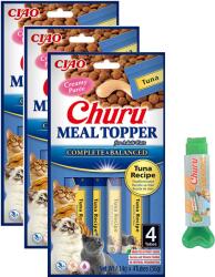 INABA INABA Cat Meal Topper Tuna Recipe 12x14 (56g) + INABA Kanál - Churu csemege tálalókanál