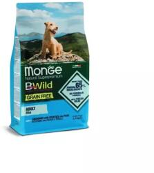 Monge BWild Grain Free Dog Mini Adult - szardella, burgonya, borsó 15kg