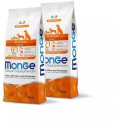 Monge Dog Speciality Line Monoprotein Adult - kacsa, rizs, burgonya 2x12kg