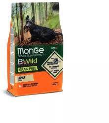 Monge BWild Grain Free Dog Mini Adult - kacsa, burgonya 15kg