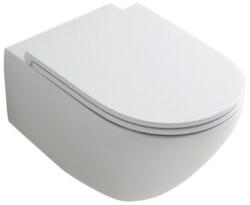 Hatria Vas WC suspendat, Hatria, Fusion, compact, alb (00Y1XQ01) - e-baie