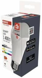 EMOS LED izzó GoSmart A65, E27, 14 W (94 W), 1 400 lm, RGB, dimmelhető, Zigbee (ZQZ516R)