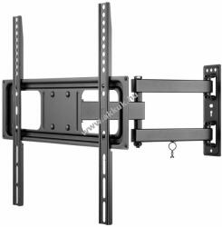 Goobay Falra szerelhető forgatható, dönthető TV konzol Basic FULLMOTION (M) 32-55coll (81-140cm) max. 35kg