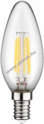 Goobay Filament LED gyertya 6W E14 melegfehér nem dimmelhető