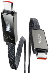 Mcdodo CA-4470 USB Type-C/USB Type-C cu afișaj 100W 1, 2 m Negru (33656) - vexio