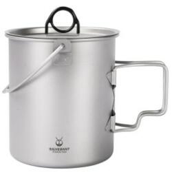 SilverAnt Titánium bögre fedővel 750 ml