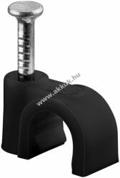 Goobay 100db kábel rögzítő bilincs 6mm, fekete