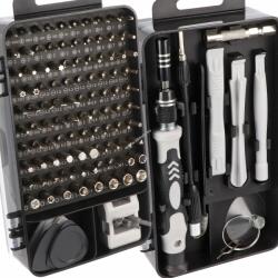 AccuCell 122 darabos precíziós csavarhúzó készlet Torx bitekkel , amatőröknek és profiknak