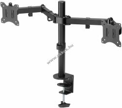 Goobay Dupla monitor tartó állvány Flex 17 és 32 (43cm -81cm) coll között