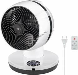 Goobay Padlóventilátor vezérlővel, 23cm átmérőjü, fehér, 70W - A készlet erejéig!