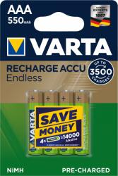 VARTA Power Akku Ready2Use Micro AAA 4db/csomag 550mAh - Kiárusítás!