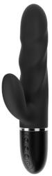 Mokko Toys Vibrator Iepuras Great Rabbit, 10 Moduri Vibratii, Silicon, USB, Negru, 23.5 cm, Mokko Toys, Velvet Obsession Vibrator