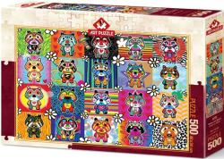 Art Puzzle Пъзел Art Puzzle от 500 части - Тантан и Момо (5106)