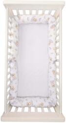 Kidizi Set 2 aparatori laterale multifunctionale tip rulou pentru patut 120x60 cm Kidizi Koala Dreams, husa detasabila, diametru 10 cm (5949551909019)
