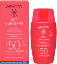 APIVITA Fluid protectie solara fluida Invizibil SPF50 Bee Sun Safe, 50 ml, Apivita