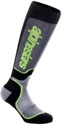 Alpinestars MX Plus zokni fekete-szürke-fluo sárga