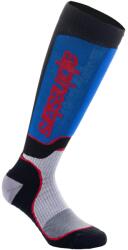 Alpinestars MX Plus zokni fekete-piros-kék-szürke