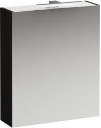 Laufen BASE Tükrös szekrény, ajtó balos világítással és dugaljzattal EU IP 44, Sötétbarna Szil H4027511102631 (H4027511102631)
