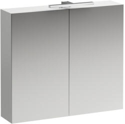Laufen BASE Tükrös szekrény világítással és dugaljzattal EU IP 44, Fényes Fehér H4028021102611 (H4028021102611)