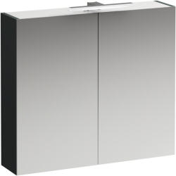 Laufen BASE Tükrös szekrény világítással és dugaljzattal EU IP 44, Traffic Szürke H4028021102661 (H4028021102661)