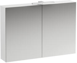 Laufen BASE Tükrös szekrény világítással és dugaljzattal EU IP 46, Matt Fehér H4028521102601 (H4028521102601)