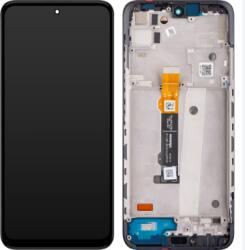 Motorola Moto G71 5G (2021) Előlap keret+LCD Kijelző+Érintőüveg (5D68C19911) Fekete Service Pack