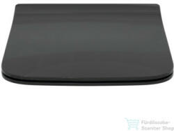 Ideal Standard BLEND CUBE Slim soft-close wc ülőke, fényes fekete T5211V2 (T5211V2)
