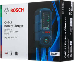 Bosch C40-Li autó akkumulátor tölto 6V 1A /12V 1A és 5A