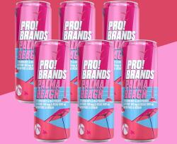 PRO!BRANDS - BCAA DRINK - 6 x 330 ML - PALMA BEACH
