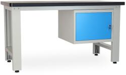 Rauman Műhelyasztal Solid MDF-01, 150 cm, függő doboz, fekete