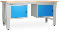 Rauman Műhelyasztal Solid OAK-11, 180 cm, 2x függő doboz, tölgy
