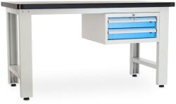 Rauman Műhelyasztal Solid MDF-02, 150 cm, függő doboz, fekete