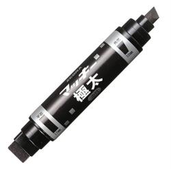 Zebra Alkoholos filc ZEBRA kétvégű Mckie extra vastag 10mm-17mm fekete (MC-EB-450-BKT)