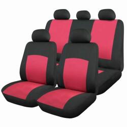 Ro Group Set Huse Scaune Auto pentru Volkswagen Jetta - RoGroup Oxford Rosu, 9 piese