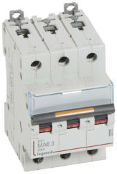  Legrand409879 DX3 kismegszakító 25kA 3P 400V~ MA6, 3 ( Legrand409879 ) (409879)