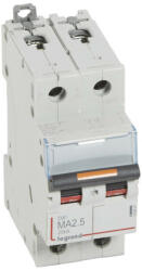  Legrand409867 DX3 kismegszakító 25kA 2P 230/400V~ MA2, 5 ( Legrand409867 ) (409867)