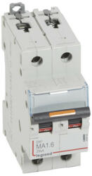  Legrand409866 DX3 kismegszakító 25kA 2P 230/400V~ MA1, 6 ( Legrand409866 ) (409866)
