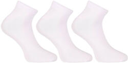 Nedeto 3PACK zokni Nedeto alacsony bambusz fehér (3PBN02) L