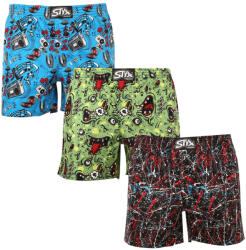 Styx 3PACK Férfi klasszikus boxeralsó Styx art klasszikus gumival (3AP14183) M