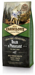 CARNILOVE Adult Duck & Pheasant- Kacsa és Fácán Hússal 12kg - unipet