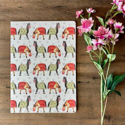 ALEX CLARK ART Füzet Alex Clark, vonalas, 18, 5x25, 5 cm, 40 oldal, Lovak (SNL12) - papir-bolt