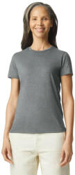 Gildan Softstyle testhez álló rövid ujjú női póló, Gildan GIL64000, Graphite Heather-2XL (gil64000gph-2xl)