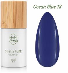 Naní ojă semipermanentă Simply Pure 5 ml - Ocean Blue