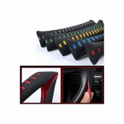 Alemarauto Husa volan diverse culori din burete , marime M (galben, rosu, albastru, gri ) (ALM 131223-2)