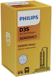 Philips Крушка, фар PHILIPS D3S, 42V, 35W, 4400К, 3200lm, 1 бр