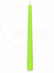 Wimex WIMEX s. r. o. Lumânare conică galben-verde Ø23 x 245 mm [10 buc]