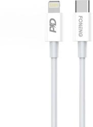 FONENG X31 USB Type-C/Lightning 20W 1m Alb (36903) - pcone