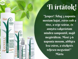 Raywell BIO ROSYL - Normalizáló sampon, zsíros fejbőrre és száraz hajra, 2x1000 ml a második 40 % engedménnyel