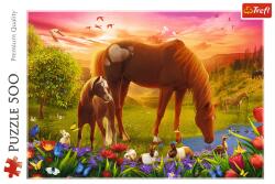 Trefl Lovak a réten 500 db-os (37451)