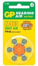 GP Batteries GP B3513 Hearing Aid ZA13 (7000ZD, PR48) cink-levegő hallókészülék elem 6db/bliszter (B3513) - bestbyte